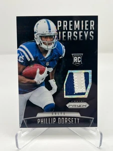 2015 PANINI PRIZM FOOTBALL PHILLIP DORSETT RC 1/1 BLACK PREMIER JERSEYS PPJ-PD - Picture 1 of 2