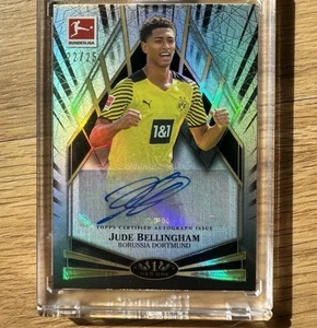 Jude Bellingham Auto /25 Topps Bundesliga Tier One 2022 BVB Dortmund Autograph - Bild 1 von 3