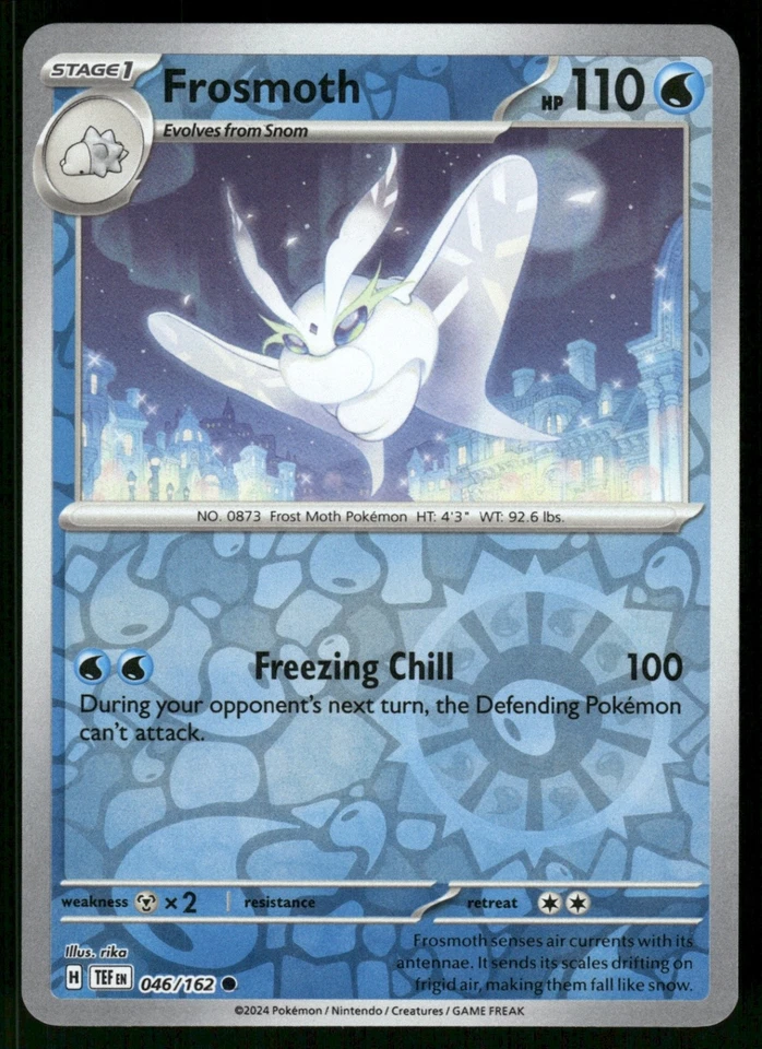 Frosmoth 046/162 TEF SV05: Temporal Forces Reverse Holo NM - Image 1 of 2
