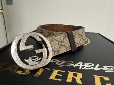 Cinturón GG Supreme Interlocking G - Negro Foto 1 de 4