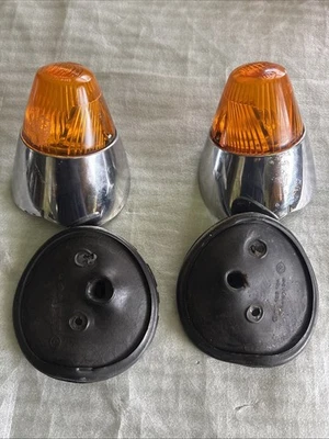 volkswagen  Type 3 Early front turn signal assembly pair Complete Hella - Image 1 of 4