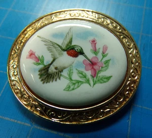 Vintage  Spilla / Spilla Avon Canzone estiva Il colibrì - Foto 1 di 4