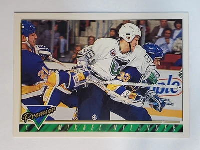 1993-94 Topps Premier #99 Michael Nylander ~ Hartford Whalers - Image 1 of 2