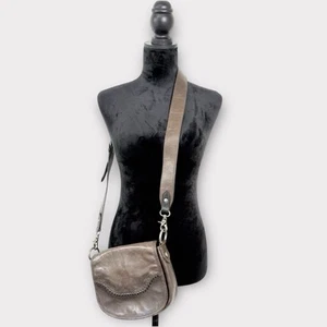 Frye Melissa Brown Leather Whipstitch Crossbody Bag Mini Saddle Western Boho - Picture 1 of 18