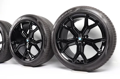 Original BMW X5 G05 X6 G06 Sommerräder 21 Zoll 741 M Y-Speiche 8071998 47901 - Bild 1 von 4