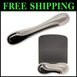 Duo Gel Wrist Rest and Mouse Pad Combo, Comfortable - Picture 1 of 10