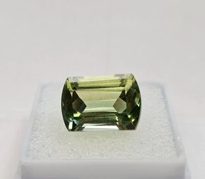 Amazing Bi-Colour Tourmaline Cushion Cut 11+Ct Natural Certified Loose Gemstone - Image 1 of 4