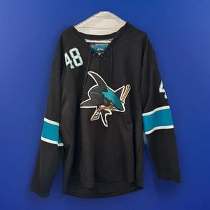 VReebok San Jose Sharks Jersey Size 52 HERTL #48 - Picture 1 of 8