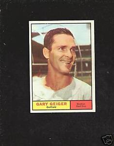 1961 Topps #  33 Gary Geiger Nr-Mt