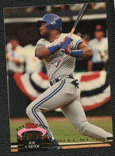 1993 Topps Jack Murphy STADIUM CLUB Set JOE CARTER #74 Toronto Blue Jays