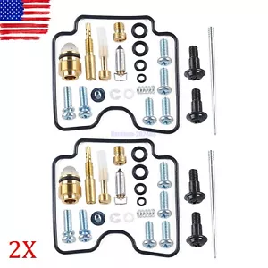 2x Carburetor Rebuild Repair Kit for Yamaha XVS11 V-Star 1100 XVS1100 1999-2009 - Picture 1 of 10