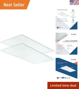 Dimmable LED Flat Panel Light for Offices & Homes - 2x4 Energy Saving Design - Picture 1 of 15