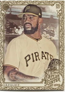 FELIPE VAZQUEZ 2019 Allen & Ginter GOLD BORDER Hot Box - PITTSBURGH PIRATES- #86 - Picture 1 of 1