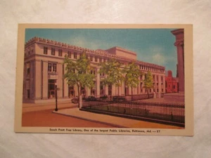 Maryland Baltimore Henoch Pratt Free Library MD Postkarte - Bild 1 von 2