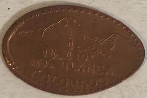 Mt Blanco Colorado Pressed Elongated Penny PP5 - Picture 1 of 2