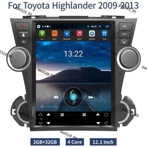 12.1"Per Toyota Highlander 2004-2007 Auto Audio GPS Naviga Stereo Radio 2+32G+CPL - Foto 1 di 8