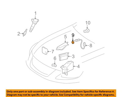 Sello sensor de presión de encendido Lexus TOYOTA OEM 07-11 GS350 3,5 L-V6 9043012026 Foto 1 de 2
