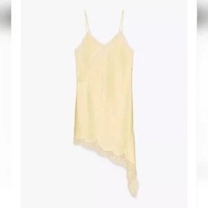ZARA ZW COLLECTION ASYMMETRIC LACE DRESS - Picture 1 of 8