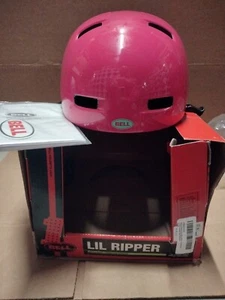 Bell Lil Ripper Cycling Helmet Child Universal Fit Gloss Pink - Picture 1 of 9