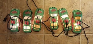 Bobby Labonte #18 Interstate Batteries MBNA 6 Plastic Race Car String Light Set - Picture 1 of 10