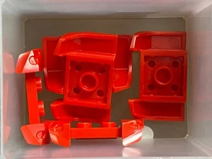 LEGO Parts - Red Vehicle Mudguard 2 x 4 w Headlights - No 44674 - QTY 5 - Picture 1 of 1