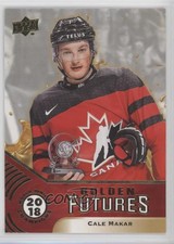 2018 Upper Deck Team Canada Juniors Golden Futures Cale Makar #GF-8