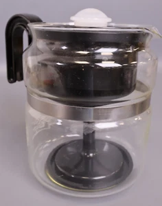CAFE BREW COLLECTION by Medelco - 8 Cup Glass Stovetop, Coffee Percolator PK008 - Picture 1 of 4
