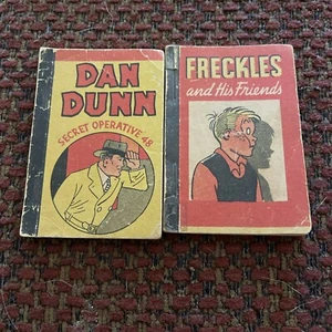 Penny books Whitman Little-DAN DUNN SECRET OPERATIVE 48 vintage 1930s,Freckles! - Picture 1 of 6