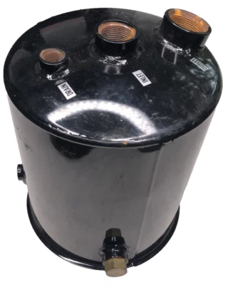 Gillig Hydraulic Tank Black Steel, Inlet, Outlet, Drain, MISSING LID - Image 1 of 4