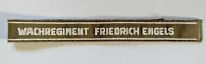 REGIMIENTO DE GUARDIAS NVA DEL EJÉRCITO ALEMÁN ORIENTAL. "TÍTULO DE PUÑO FRIEDRICH ENGELS""." - Imagen 1 de 1