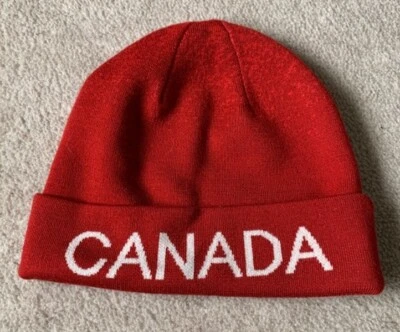 Lululemon 2022 Olympic Team Canada Reversible Wool Blend Hat Red - Image 1 of 4