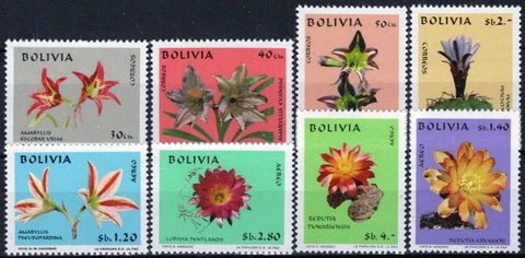 ZAYIX Bolivia 534-537, C310-C313 MNH Flowers Nature Plants 062723S79M Cover