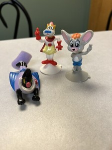  Vintage Mighty Mouse Suction Cup Figures Wendy's 1989 Lot of 3