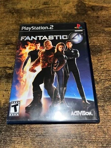 Fantastic 4 Four Sony PlayStation 2 PS2) Complete w/disc & case Tested & Works - Picture 1 of 2