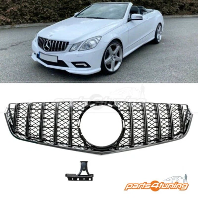 PARTS4TUNING MERCEDES E CLASS W207 C207 2009-2013 FRONT GRILLE CHROME GT PANAMERICANA GRILL