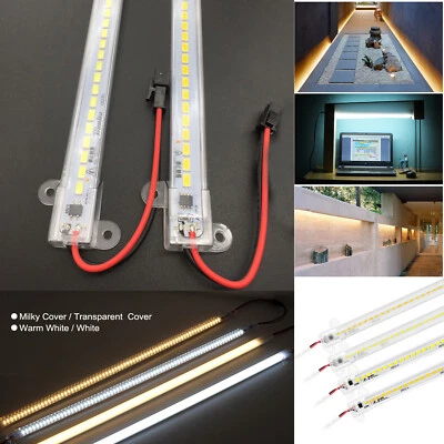 LED Rigid Light Bar 72LED Hard Tube Strip 2835SMD Showcase Lamp 30/40CM 220V  CA - Image 1 of 4