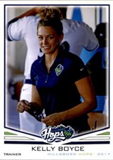 2017 Hillsboro Hops Grandstand #4 Kelly Boyce Illinois State Trainer Card