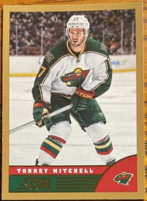 2013-14 Score Gold Torrey Mitchell #249 Minnesota Wild - Image 1 of 2