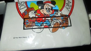 Vintage Walt Disney Mickey Mouse Small World Library Canvas SMALL Tote Bag NEW - Picture 1 of 3