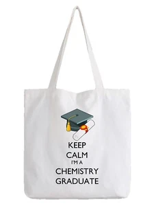 Chemistry Graduate Tote Bag Shopper Graduation Chemist Science Great Gift Cool - Picture 1 of 1