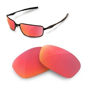 newpolar lentes polarizadas de repuesto para Oakley Splinter rojo rubí - Imagen 1 de 1