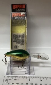 Rapala RFR 5 TSD Green Shad Chrome Rattlin Fat Rap Mint Lure ,Box Has Wear - Picture 1 of 3
