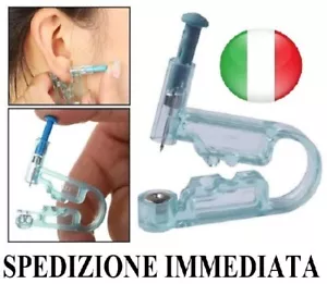 Piercing KIT Pistola per Orecchini Monouso in Plastica Naso Orecchio Bambini - Afbeelding 1 van 9