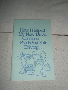 Driving pamphlet for parents of new drivers Maryland DOT 1970's - Picture 1 of 12