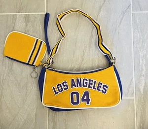 Los Angeles Lakers #04 Purse Casual Bag With Small Wallet. New w/o Tags - Picture 1 of 4