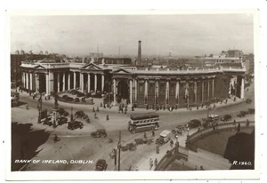 BANK von IRLAND, DUBLIN 1946 Echtfoto Postkarte (R1360) - Bild 1 von 1