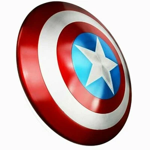 Marvels Avengers Legend Captain America Shield ~Metal Prop Replica ~Halloween - Picture 1 of 5