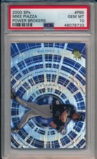 2000 SPX MIKE PIAZZA POWER BROKERS #PB5 PSA 10 GEM MINT METS DODGERS HOF
