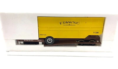 G Bachmann Flat Car W/Closed Trailer 98320 Eastern Tennessee W. North Carolina. - Image 1 of 4