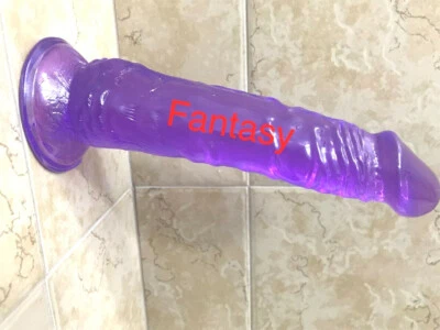 8-Inch-Dildo-Realistic-Waterproof-Suction-Cup-Men-Penis-Female-Sex-Toy - Image 1 of 4